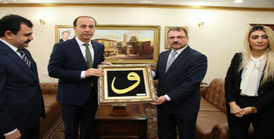 Vali Erin Öğretmenleri Kabul Etti