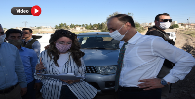 Vali Erin, Resulayn'da İncelemelerde Bulundu