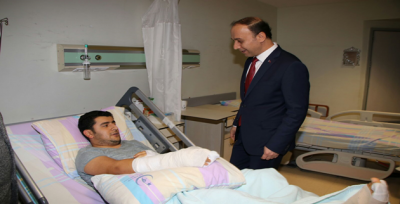 Vali Erin Siverek Devlet Hastanesinde İncelemelerde Bulundu