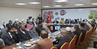 Vali Erin, Suriyeli Kanaat Önderleriyle Toplantı Yaptı