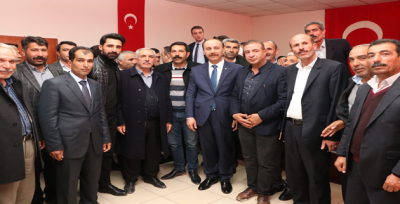 Vali Erin, Suruç'ta Muhtarlar ve Vatandaşlarla Buluştu