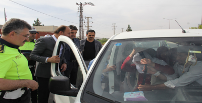 Vali Erin, Trafik Denetlemelerine Katıldı