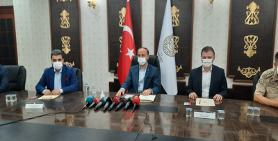 Vali Erin, pandemi sürecini değerlendirdi