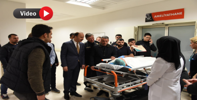 Vali Erin, Yaralanan Bekçileri Ziyaret Etti