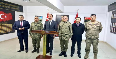 Vali Erin Yeni Yılı Askerlerle Birlikte Girdi