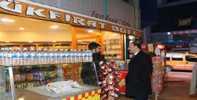 Vali Erin, Yoğun Programının Ardından Yaptığı Esnaf Ziyaretiyle Geceyi Noktaladı