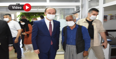 Vali Erin'den Siverekli Taş Ustası Selaniş'e Teşekkür Ziyareti