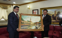 Vali Küçük Bakan Yardımcısı Erdem'i Kabul Etti