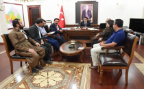 Vali Küçük Kuzey Irak Heyetini Kabul Etti