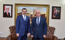 Vali Tuna Milli Eğitim müdürünü kabul etti