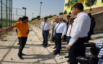 Vali Tuna, Şanlıurfaspor tesislerinde