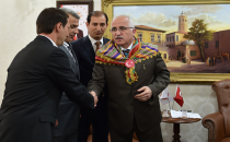 Vali Tuna Türkmen Birliğini Kabul Etti