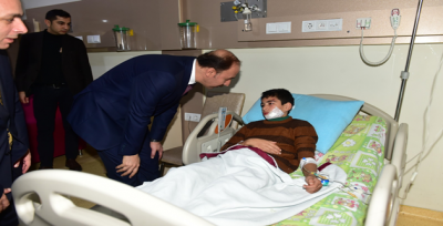 Yaralıları Ziyaret Ederek Sürücüleri Uyardı