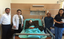 Yeni açılan hastanede başarılı operasyon