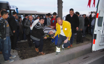 Yeni yolda ilk kurban verildi