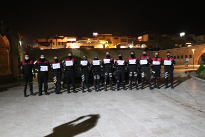 Yunus ekiplerinden anlamlı mesaj