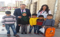 YUSEP derneği sokak çocukların yüzünü güldürdü