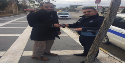 Zabıta Bulduğu Cüzdanı Sahibine Teslim Etti